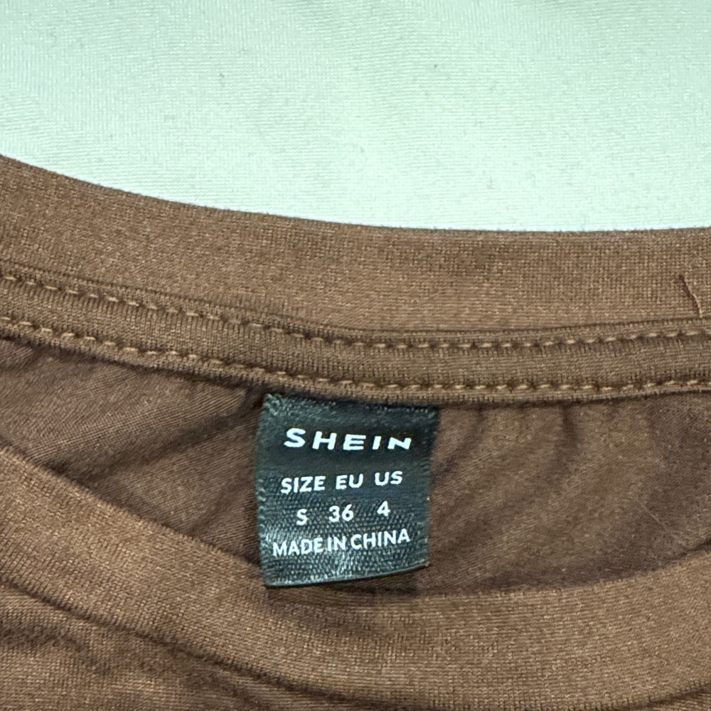SHEIN Long Sleeve Tops in Blue, White, Cream, and Brown - Picture 2 of 7